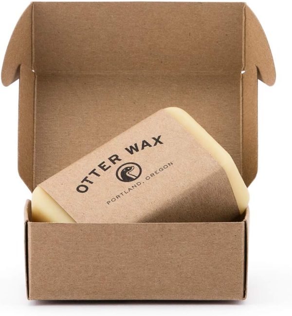 OtterWax Beeswax Clothing Wax Bar 0001 2.25oz Water Repellent for Men-2