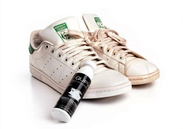 White Shoe Paint QUFY Max White Leather Polish 2.54 Fl Oz Water Based-2
