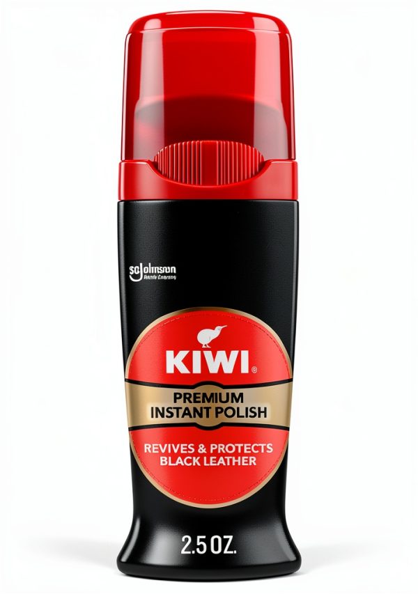 Kiwi Instant Shine & Protect Leather Shoe Polish 11311 Black Brown-0