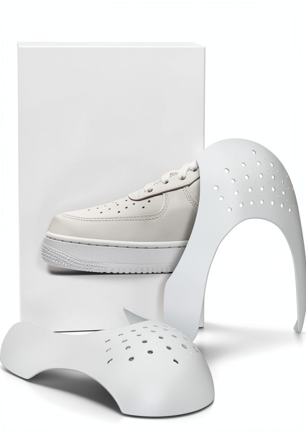 SOL3 Shoe Guard Sneaker Protector White Black/White Small Large Crease-4