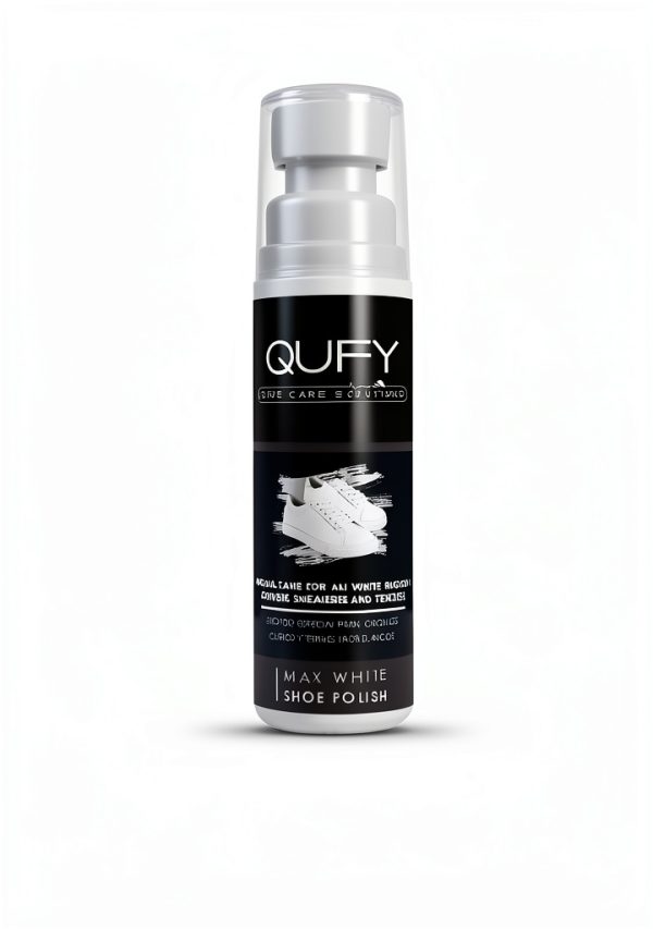 White Shoe Paint QUFY Max White Leather Polish 2.54 Fl Oz Water Based-5