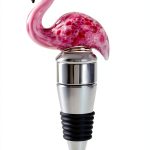 Flamingo Wine Stopper by Puzzled Elegant Glass Bar Accessory-0