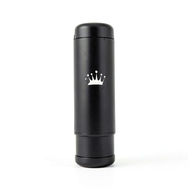 Vacuum Wine Stopper Set VINABON Black 2-Pack One Pump Button-2