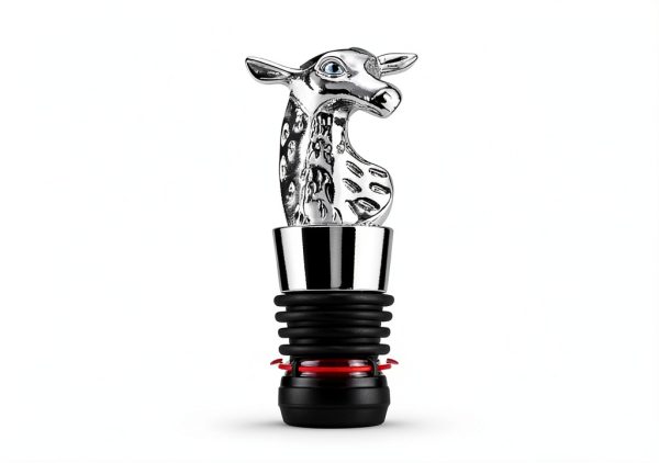 Wine Stopper 2PCS Silicone Reusable Set by BarWHPZ Silver Standard-3