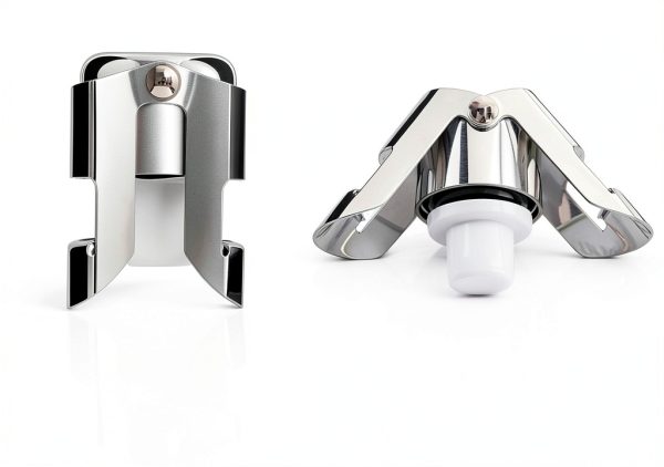 Champagne Sealer Stopper, BGMAX 3 Pack Stainless Steel Sparkling Wine-1