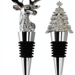 Wine Stopper 2PCS Silicone Reusable Set by BarWHPZ Silver Standard-0