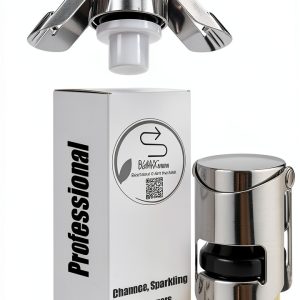 Champagne Sealer Stopper, BGMAX 3 Pack Stainless Steel Sparkling Wine-0