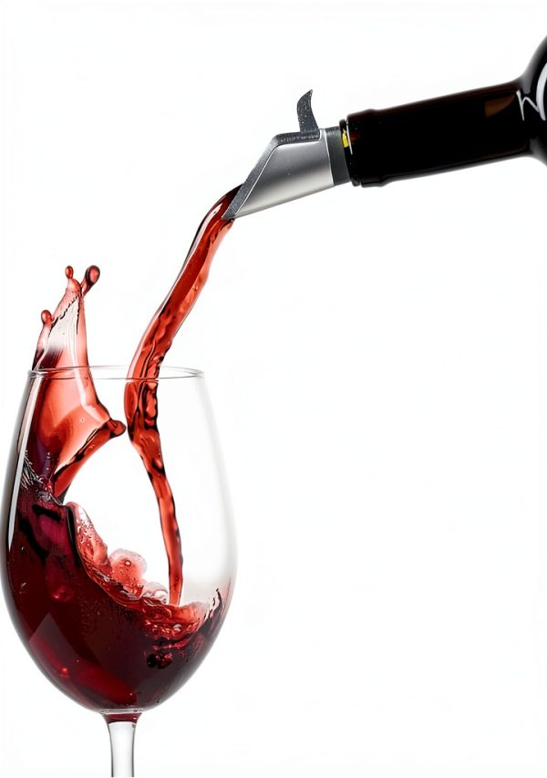 Rabbit Wine Pourer Stoppers Stainless Steel Set of 2 Silver W6128-1
